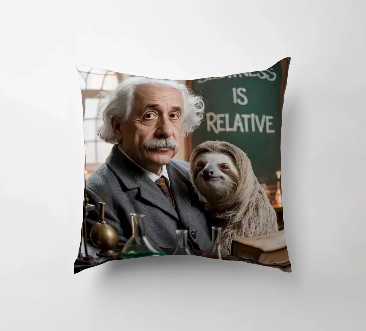 Animali e scuola: l'accidia, la lentezza è relativa cuscino da SlothStella