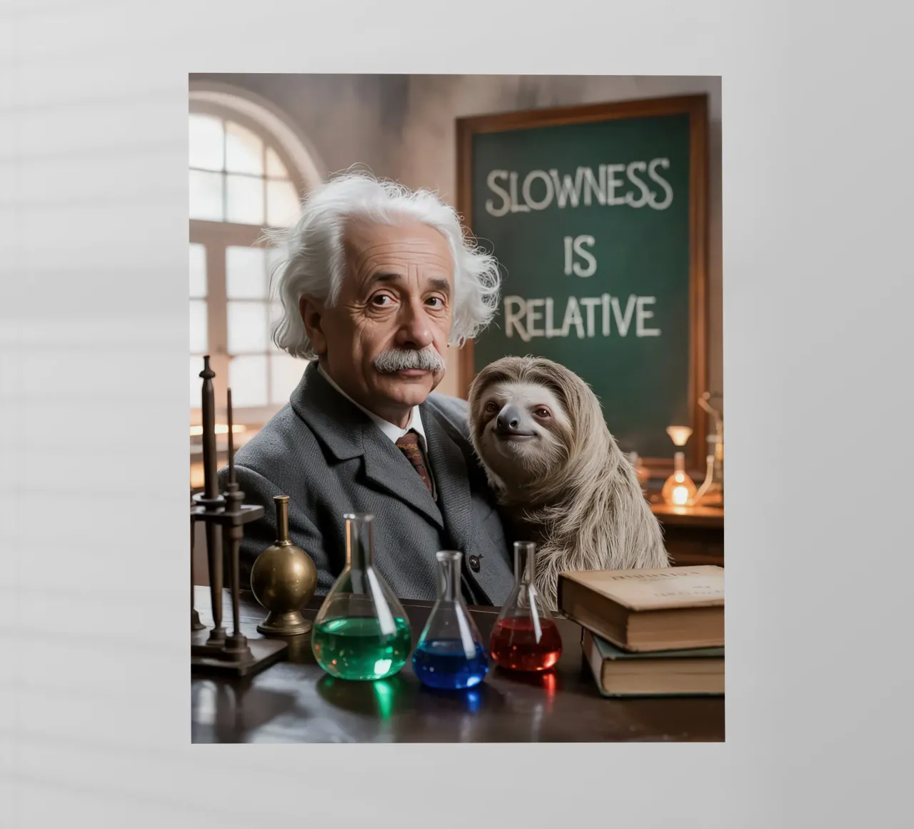 Animali e scuola: l'accidia, la lentezza è relativa pellicola backlit da SlothStella