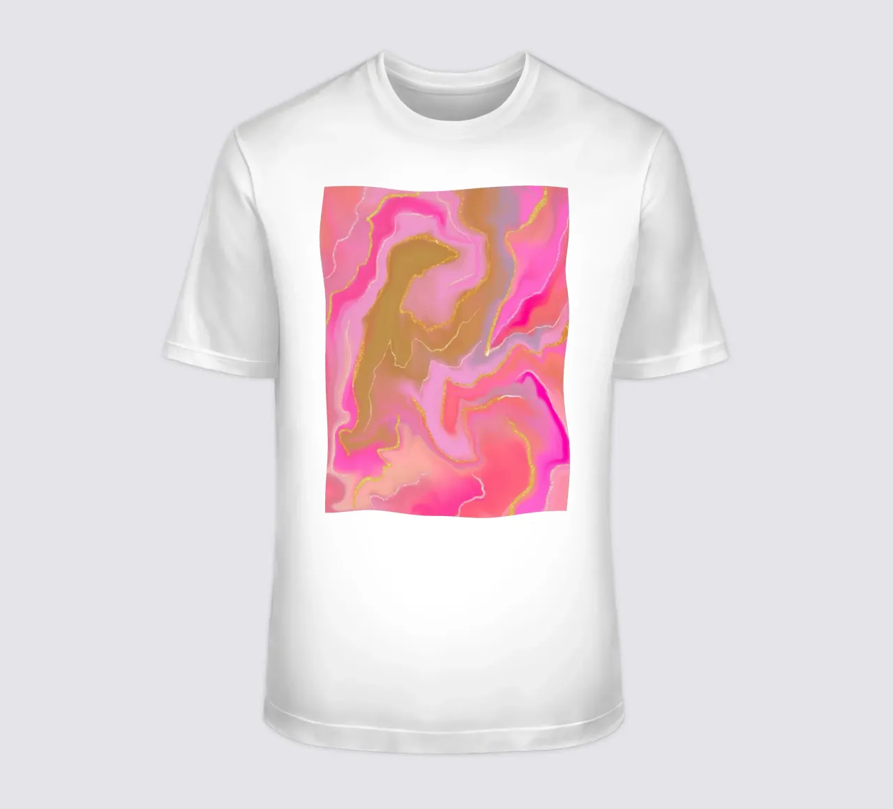 Roségold Aura t-shirt van Petra Lang