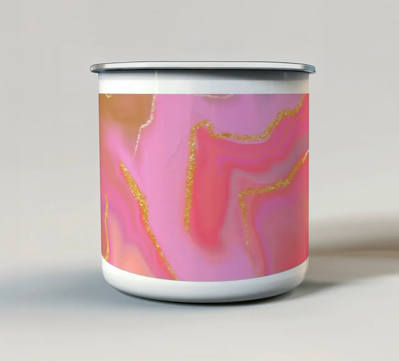 Roségold Aura tazza in smalto da Petra Lang