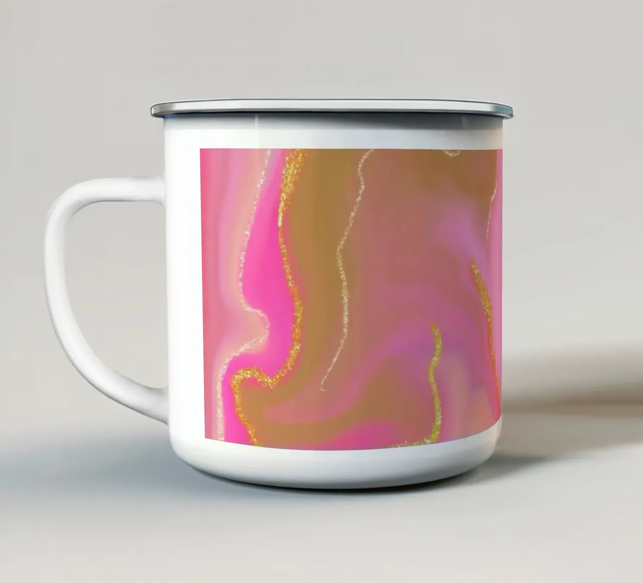 Roségold Aura tazza in smalto da Petra Lang