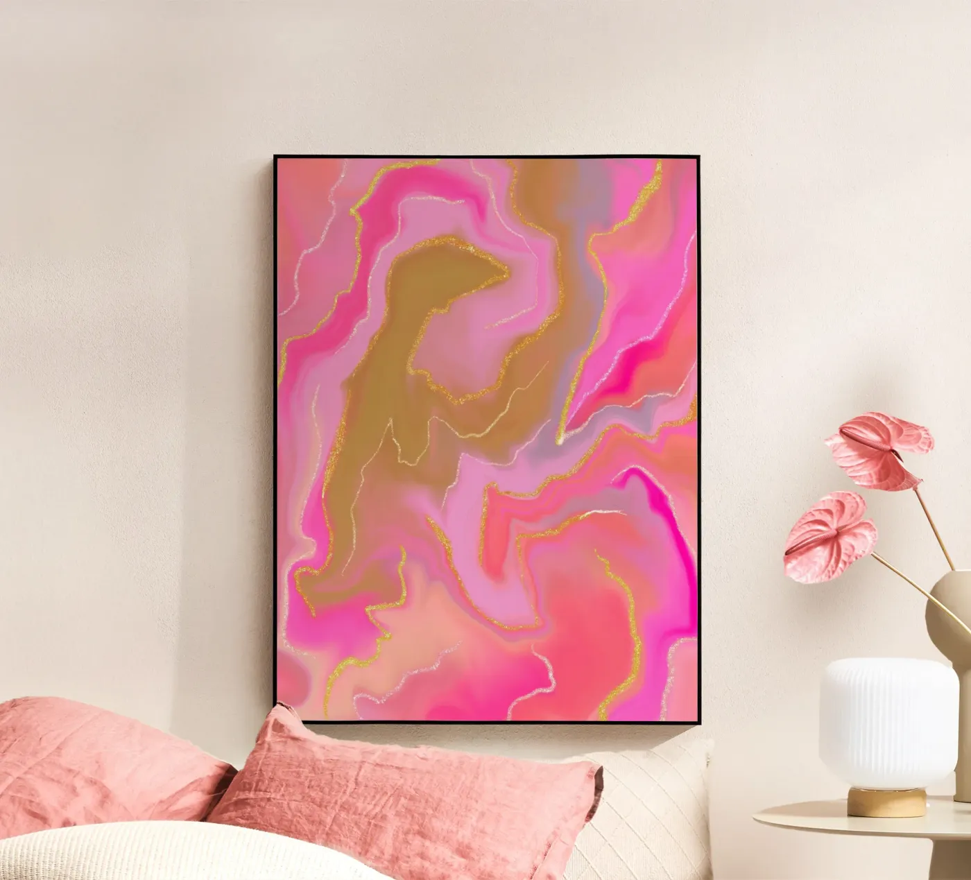 Roségold Aura plexiglass da Petra Lang