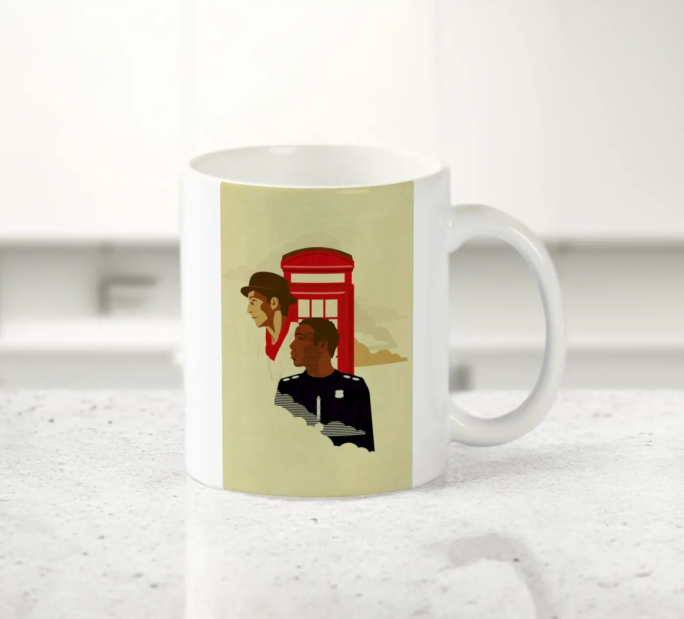 Spacetime ceramic mug by Danny Haas