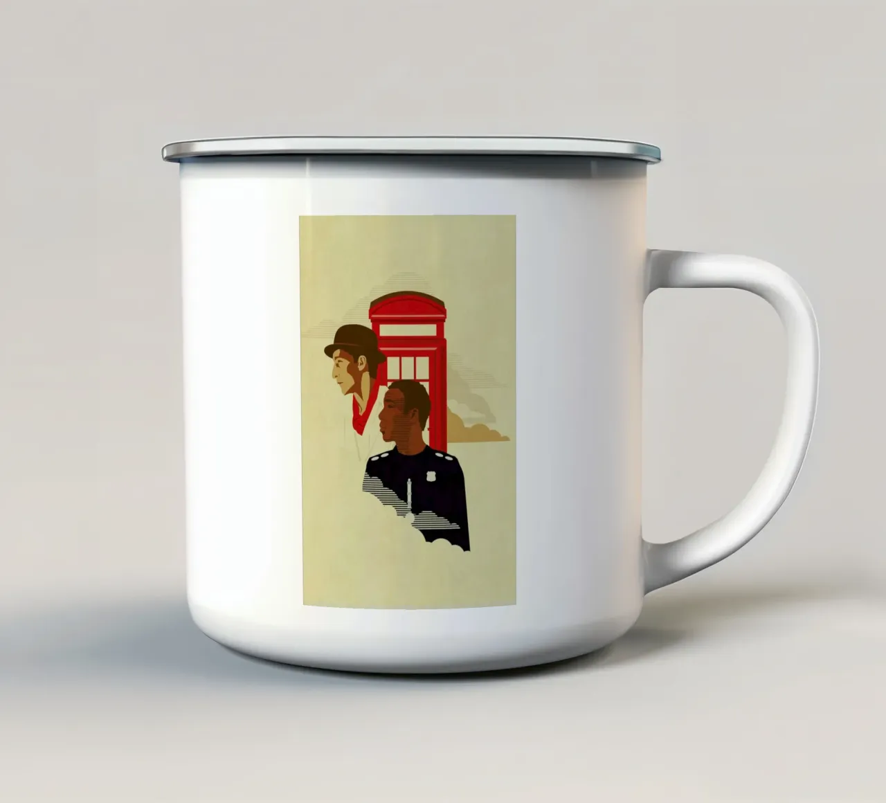 Spacetime taza de esmalte de Danny Haas