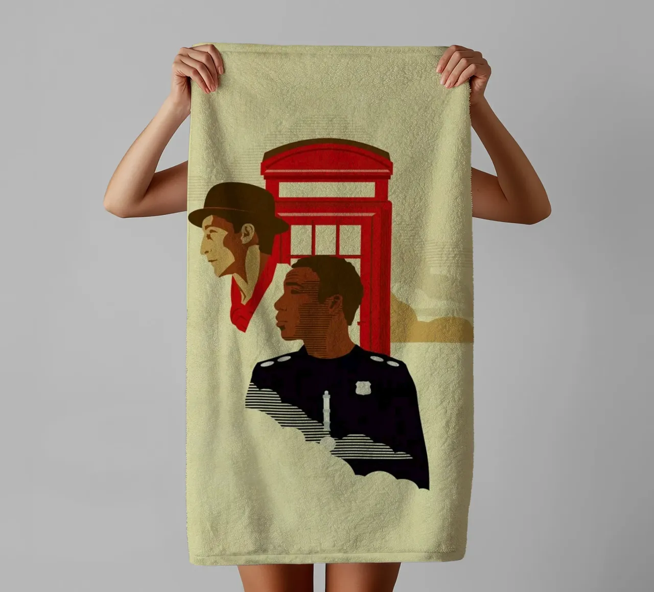 Spacetime badhanddoek van Danny Haas