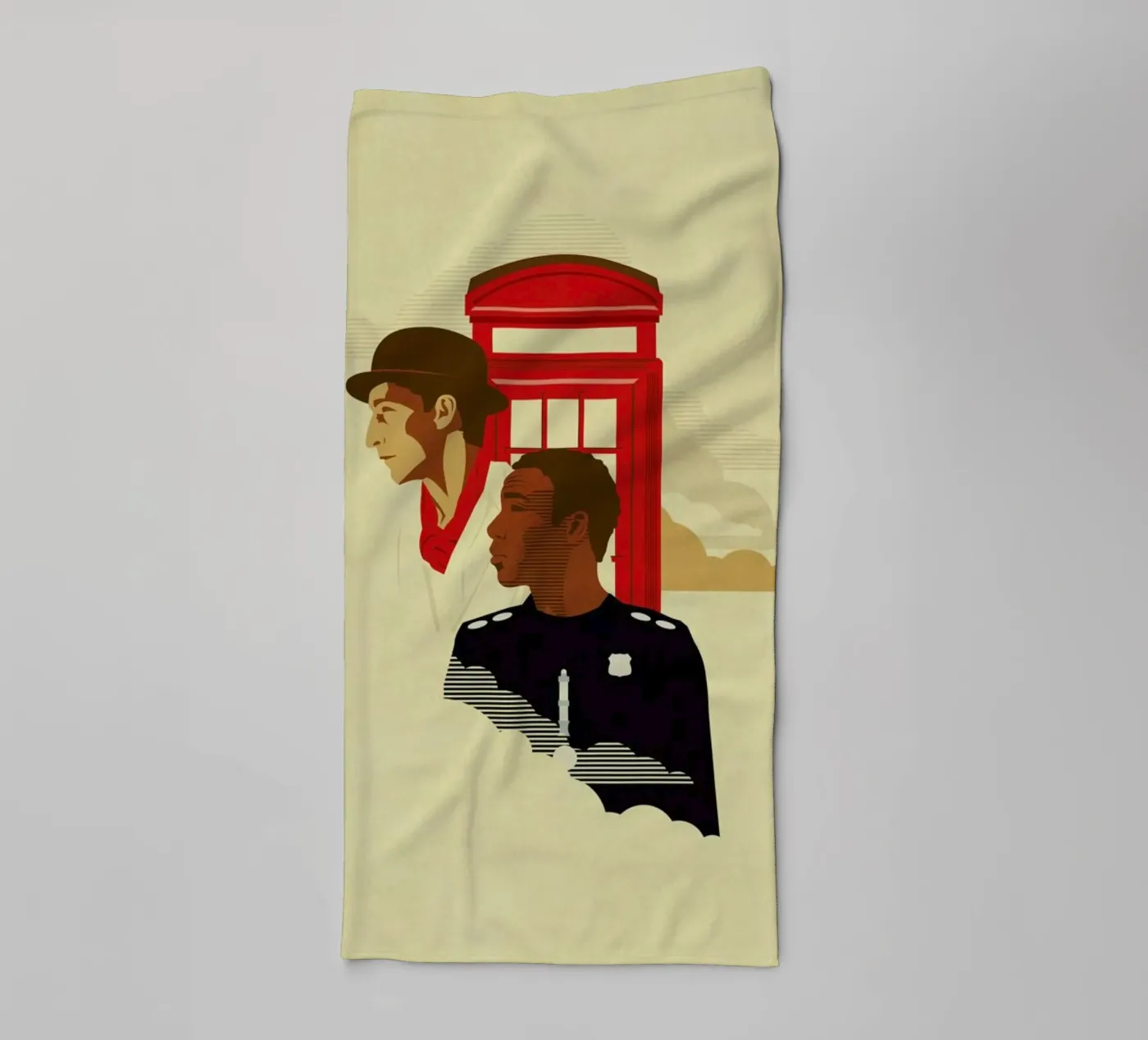 Spacetime badhanddoek van Danny Haas