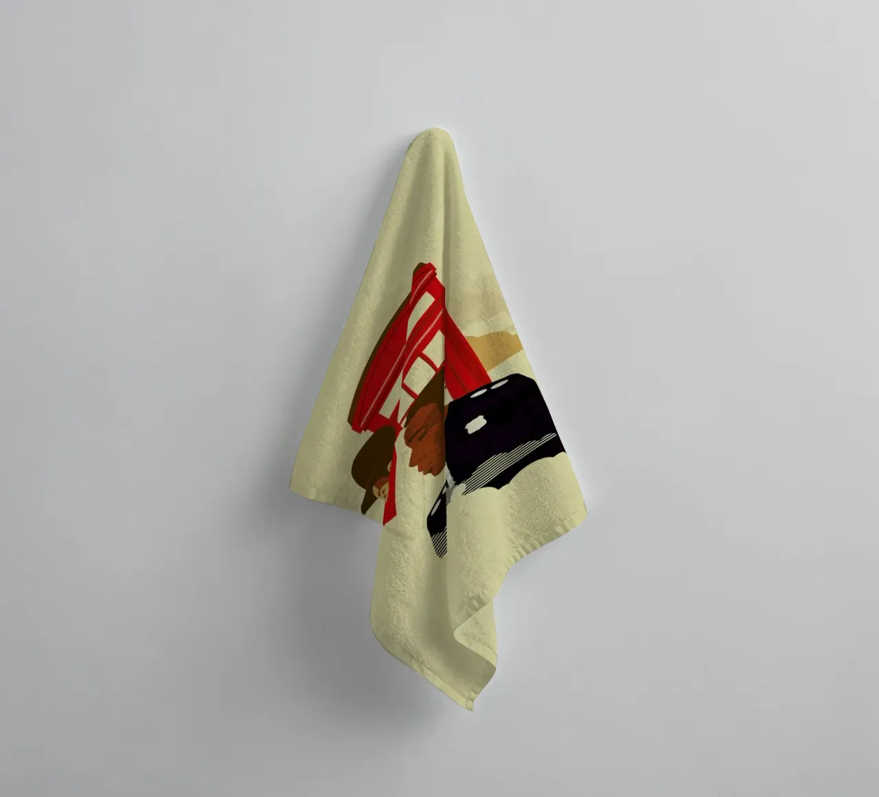 Spacetime badhanddoek van Danny Haas