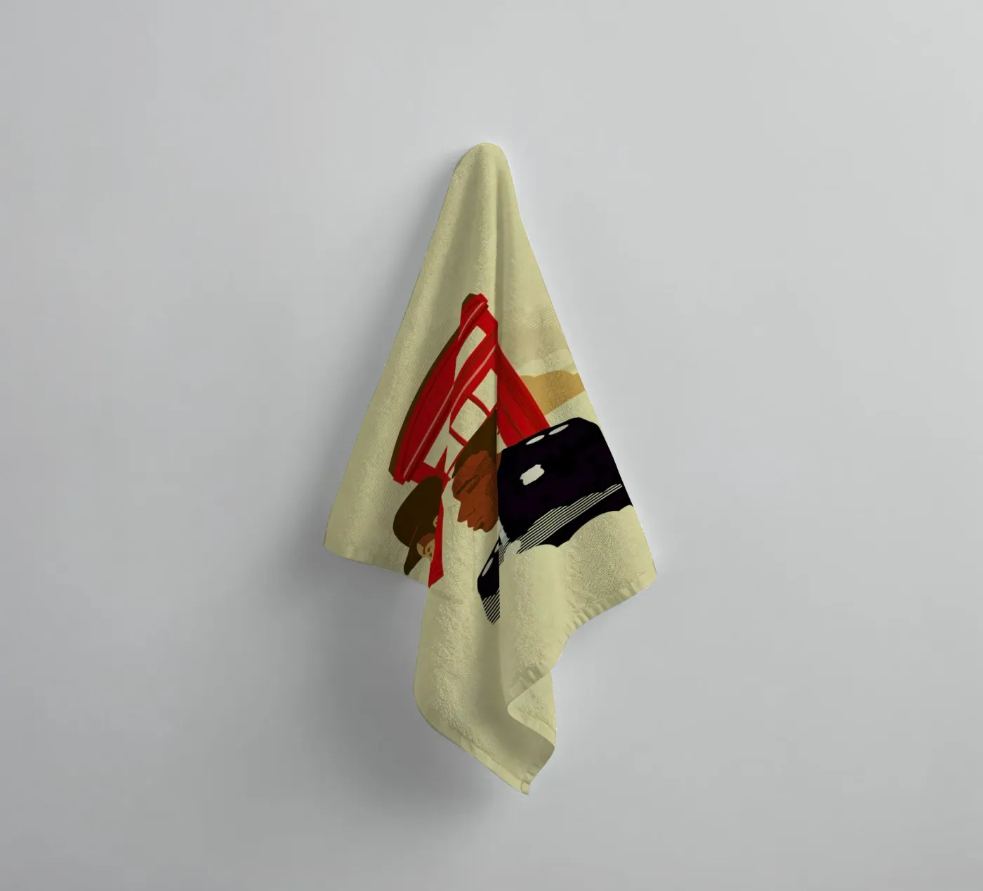 Spacetime badhanddoek van Danny Haas