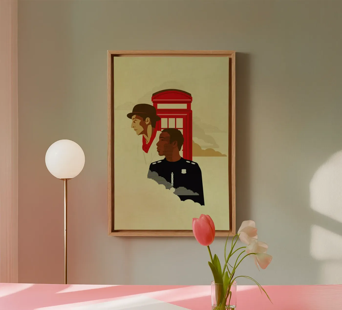 Spacetime canvas van Danny Haas