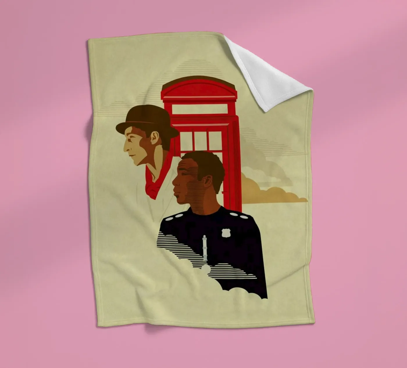 Spacetime fleece blanket by Danny Haas