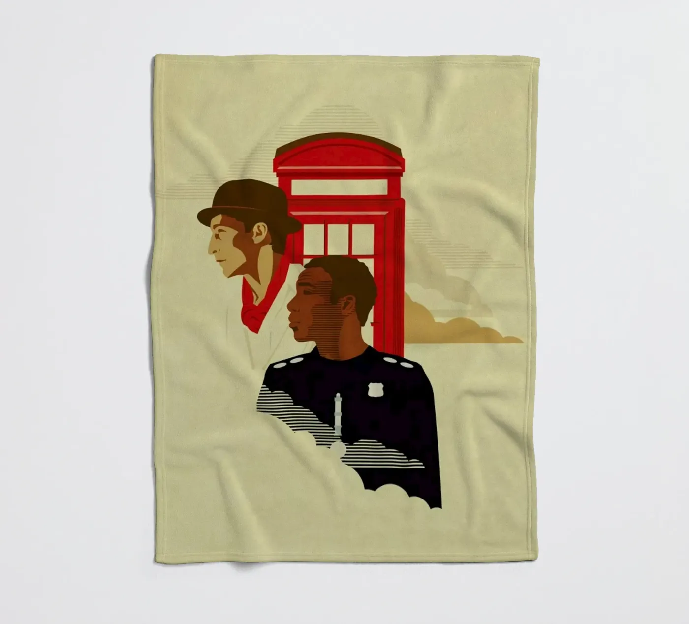 Spacetime fleece blanket by Danny Haas