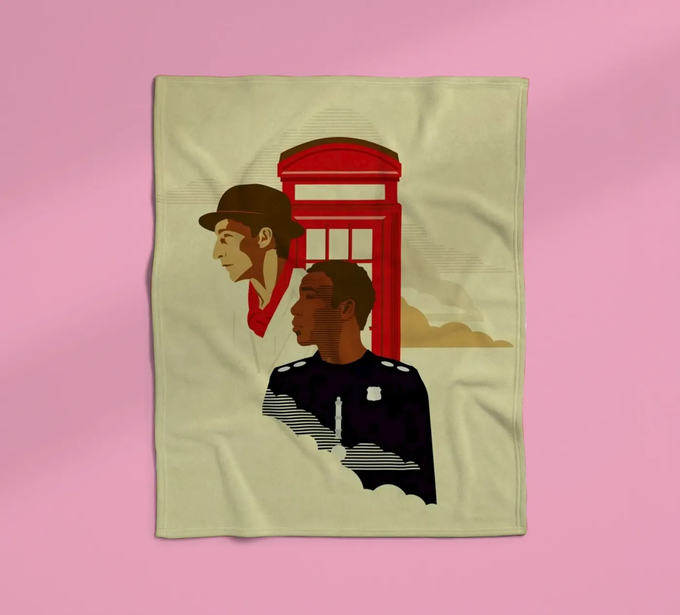 Spacetime fleece blanket by Danny Haas
