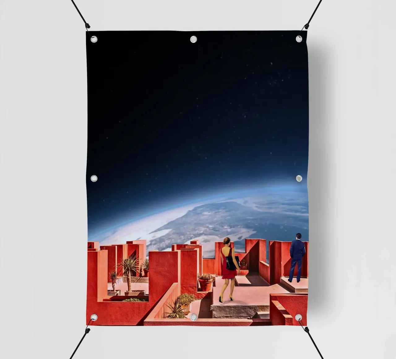 Rendez-vous on the top telo in pvc da PicturaCollage