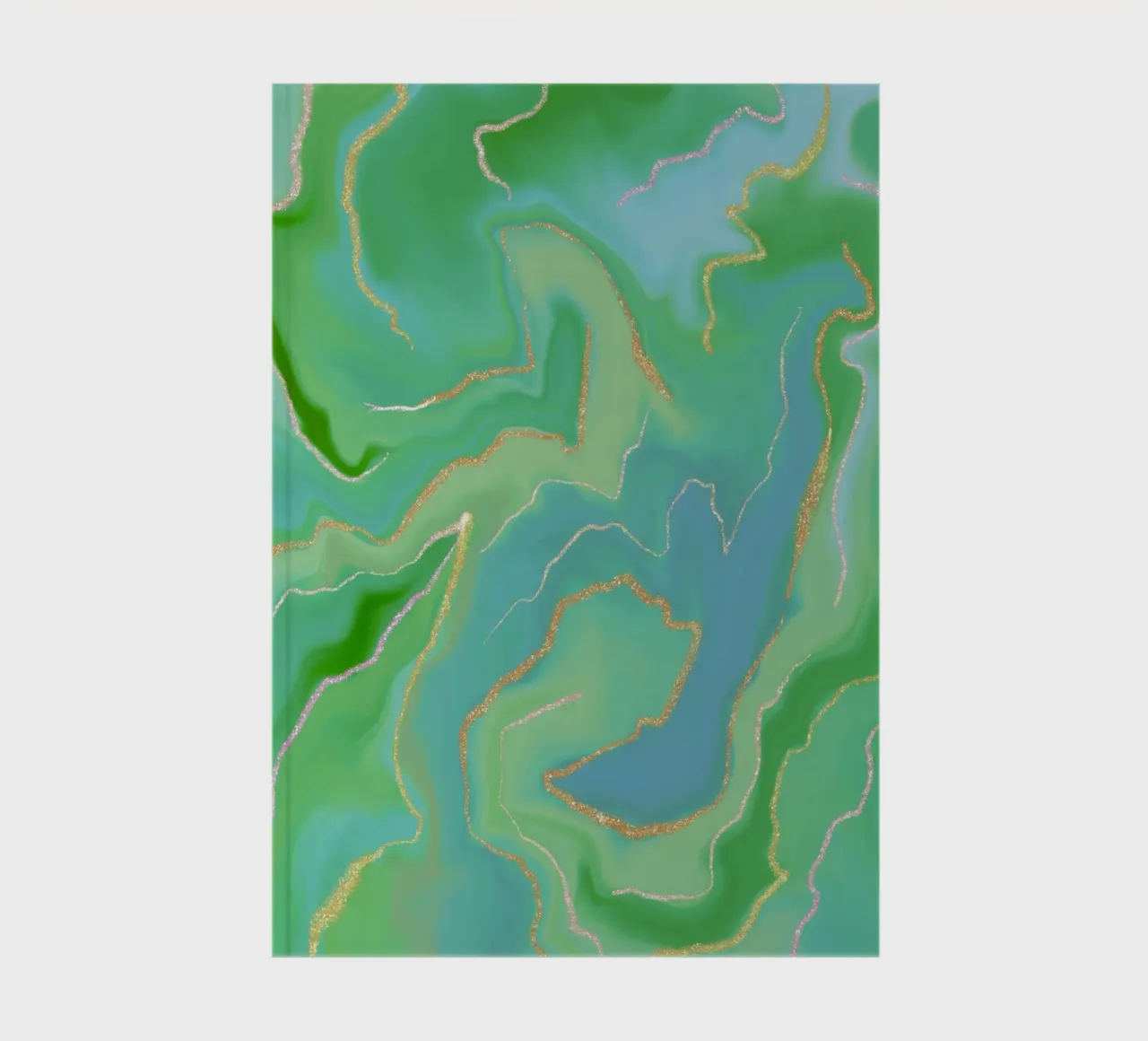 Jadeglanz notebook by Petra Lang