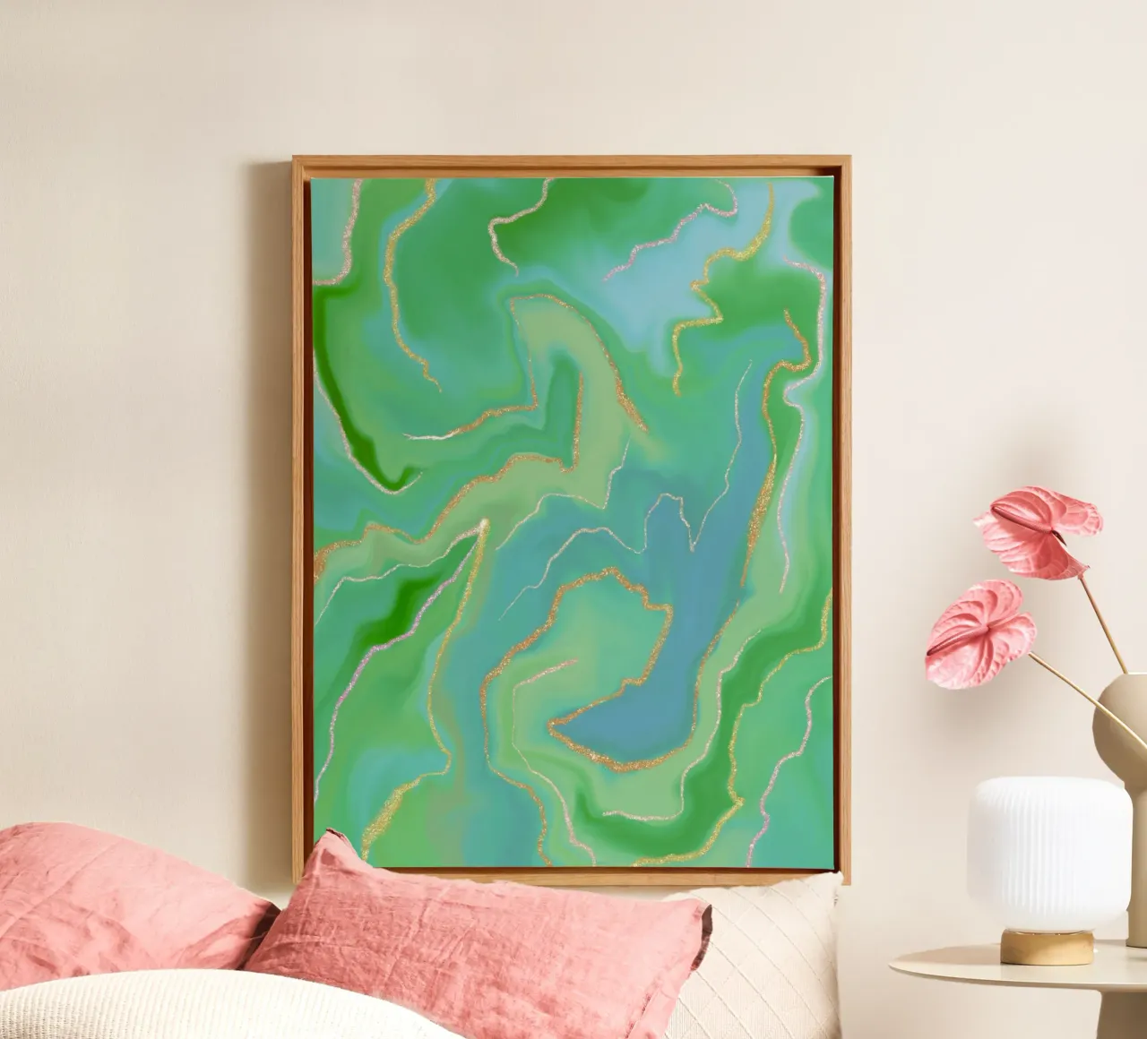 Jadeglanz canvas by Petra Lang