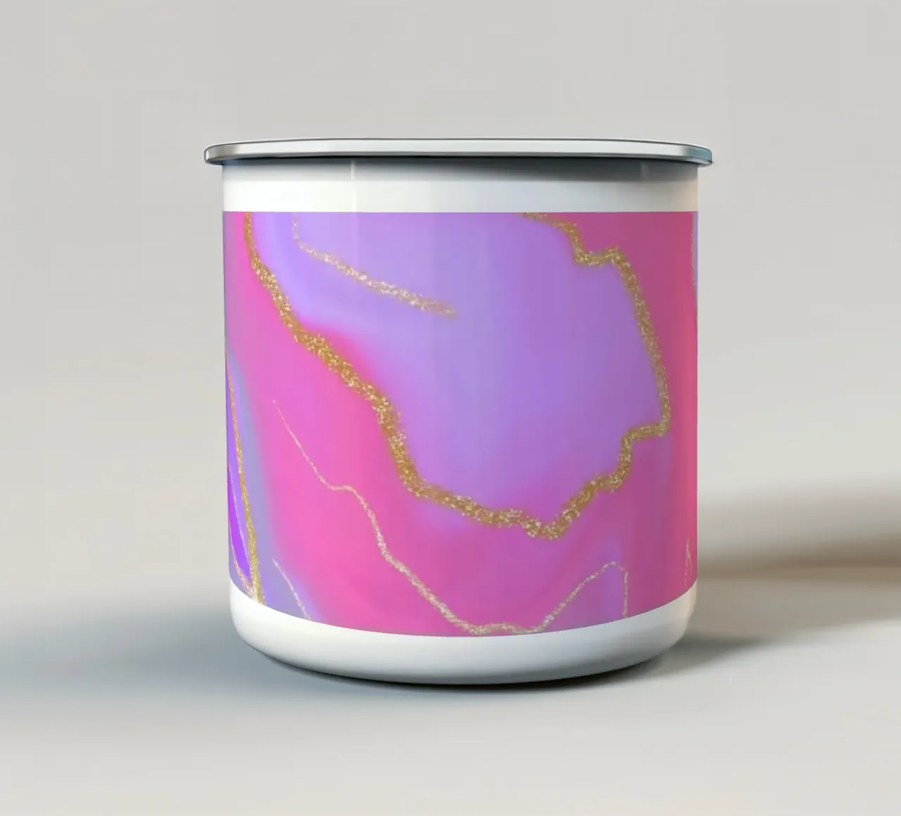 Magenta Flair tazza in smalto da Petra Lang
