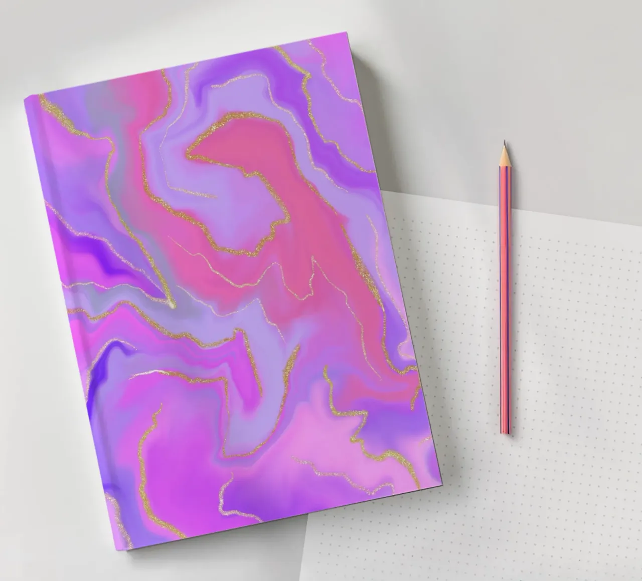 Magenta Flair notebook by Petra Lang