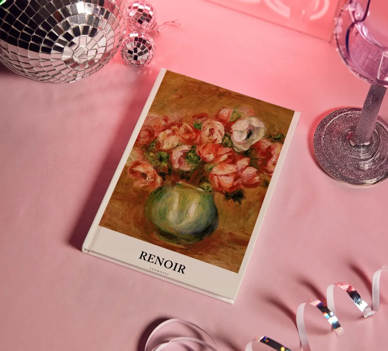 Renoir - Anemones notebook by Vintage by JUNIQE