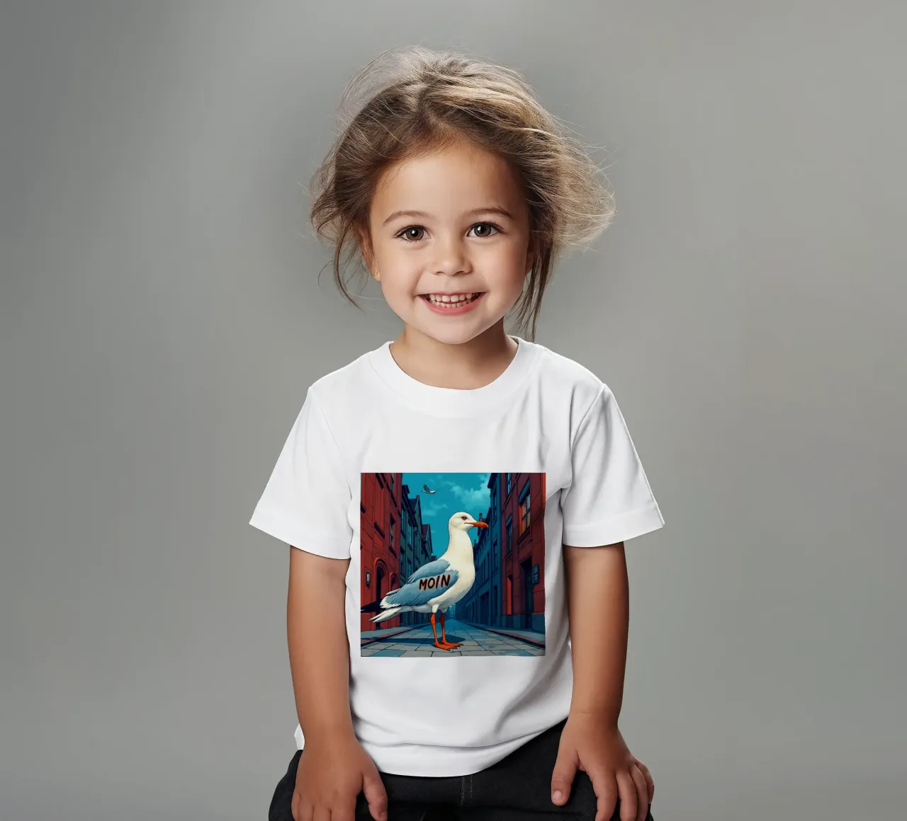 Moin, Ihr Strandpiraten Kinder T-Shirt von CASTILO