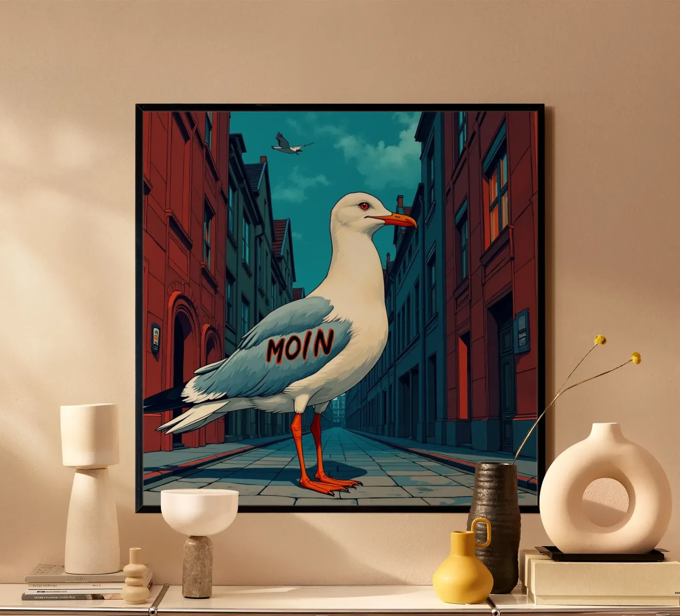 Hello, beachcombers poster by CASTILO