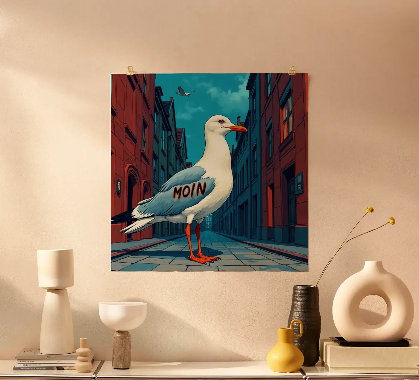 Hello, beachcombers poster by CASTILO