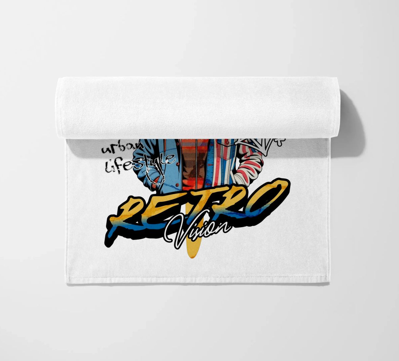 Street Retro Vibes telo mare da artelevenstudio