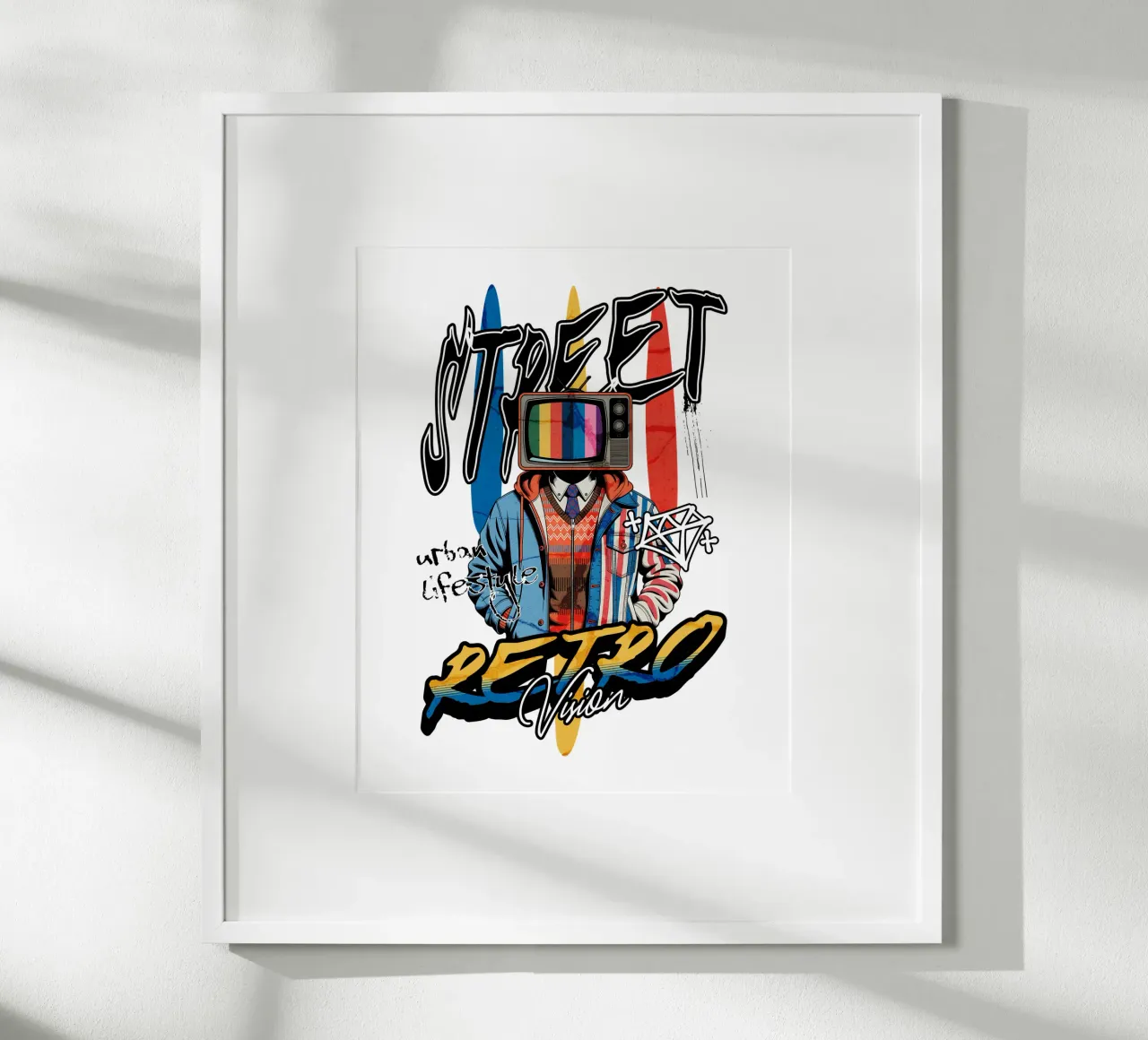 Street Retro Vibes poster da artelevenstudio