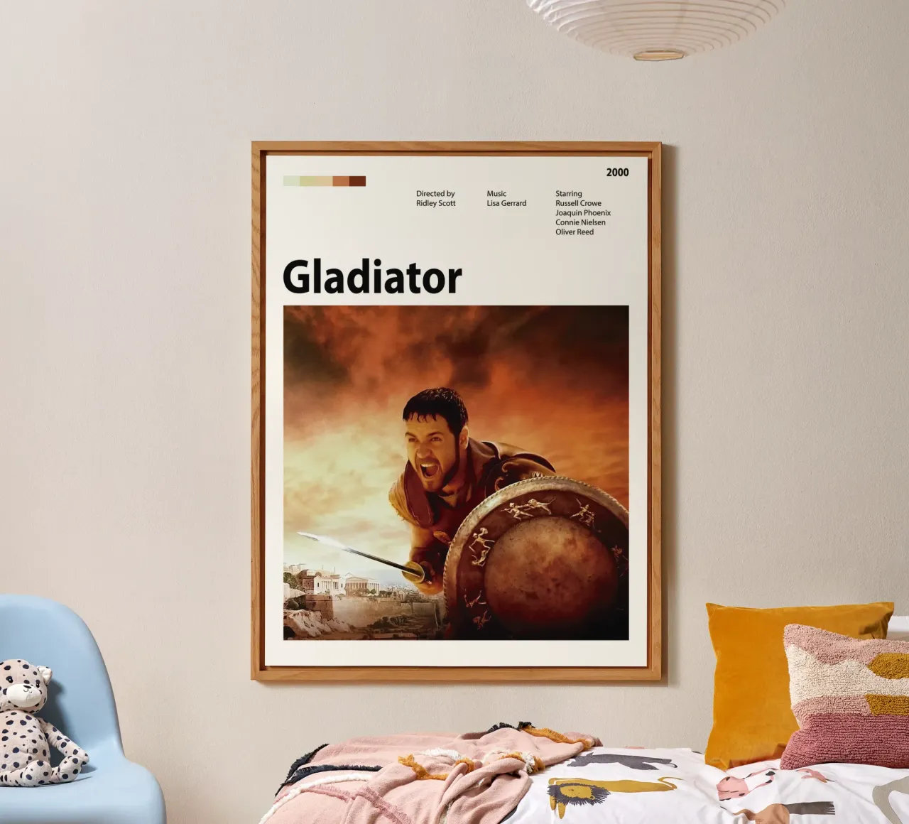 Gladiator alluminio dibond da The Movie Wall