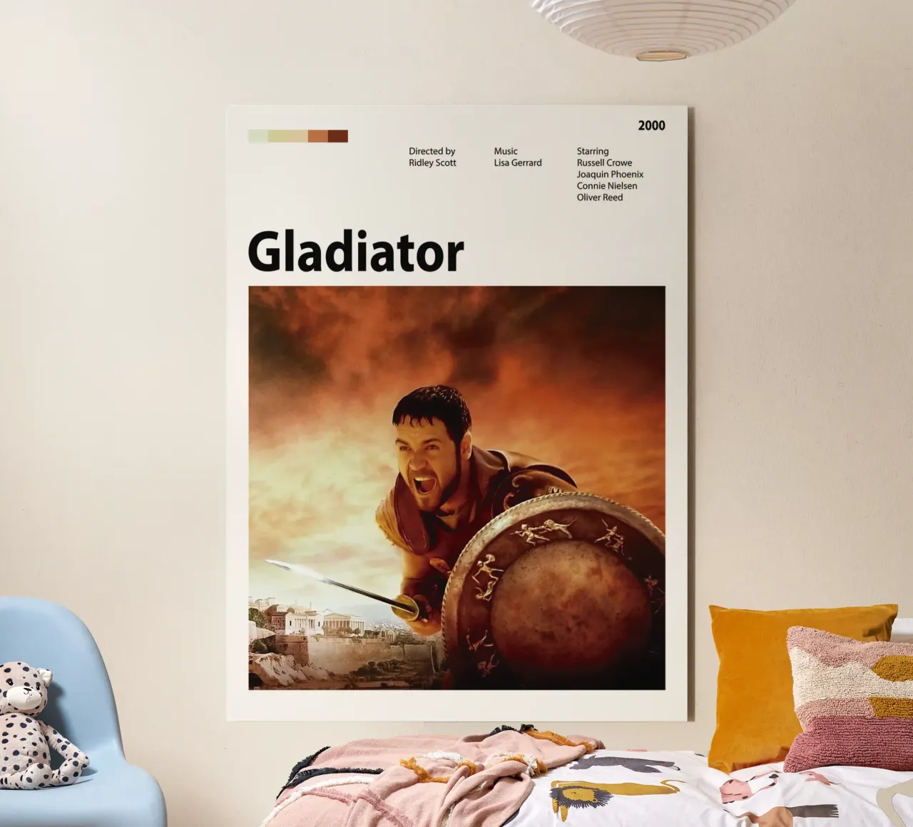 Gladiator alluminio dibond da The Movie Wall