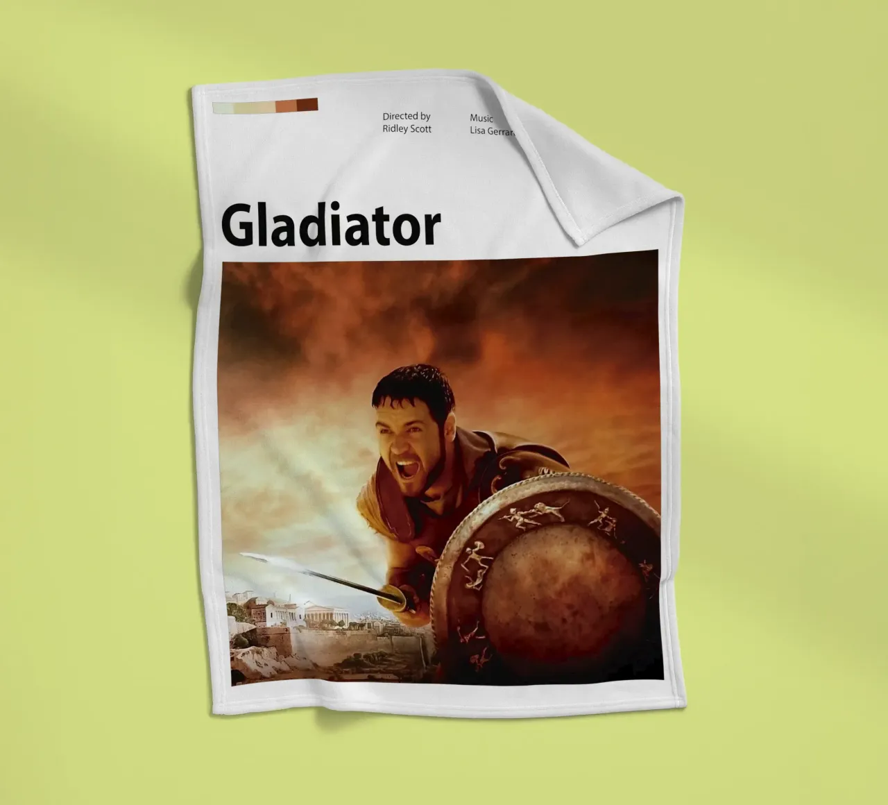 Gladiator coperta in pile da The Movie Wall