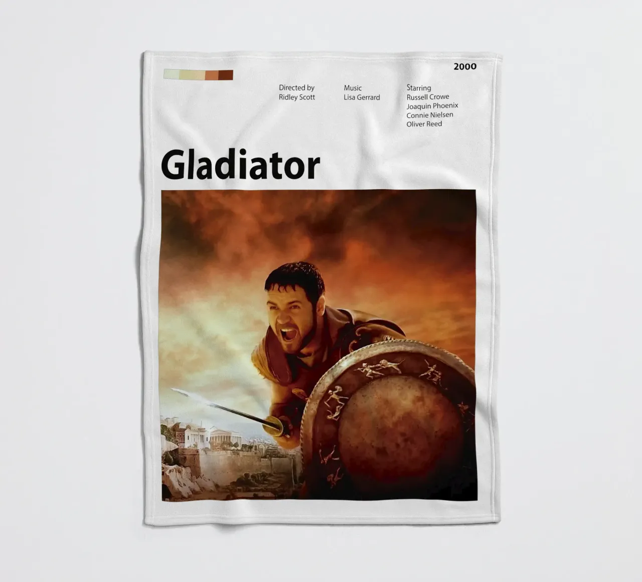 Gladiator coperta in pile da The Movie Wall