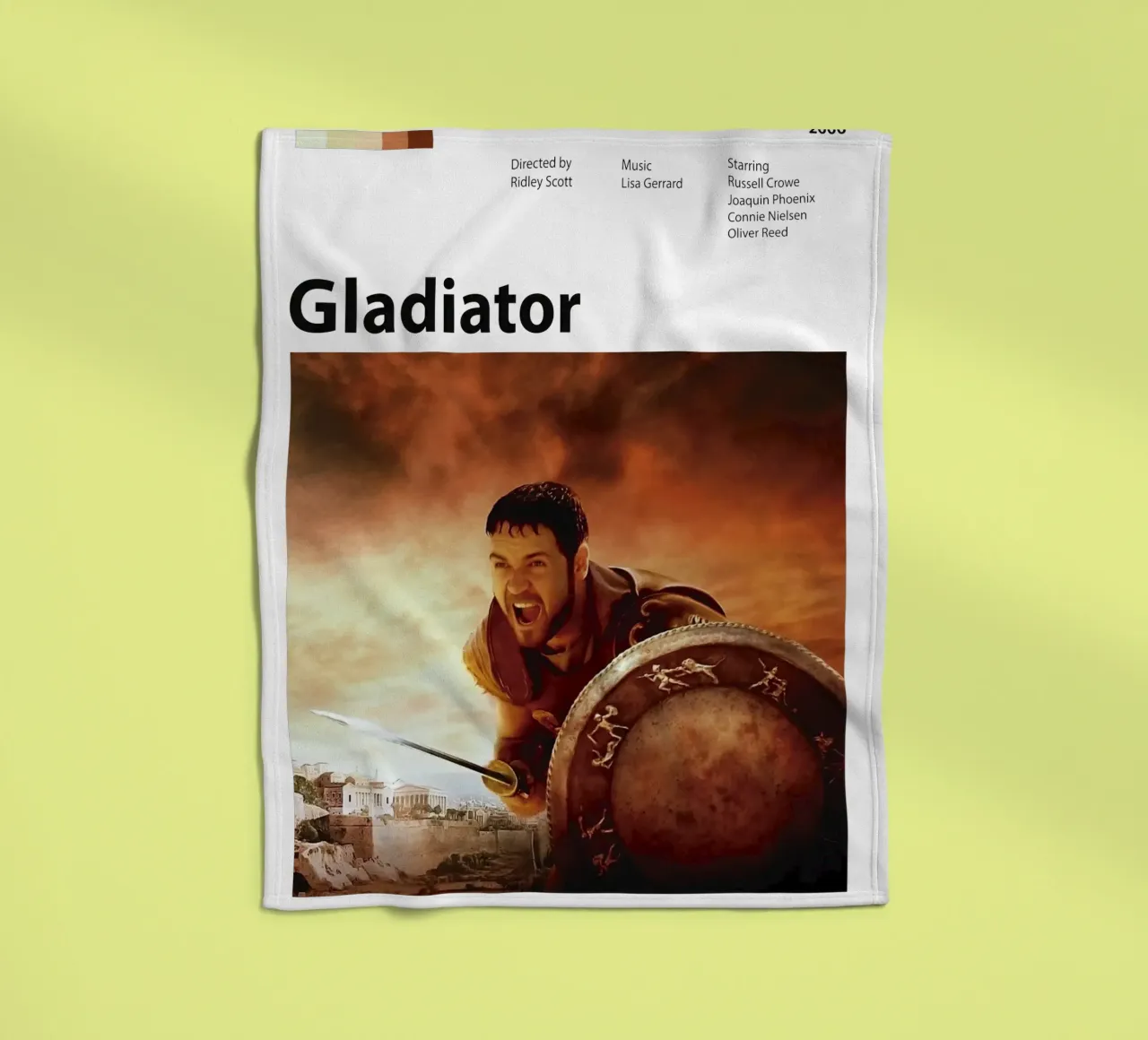 Gladiator coperta in pile da The Movie Wall