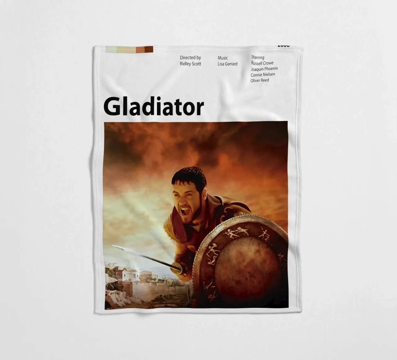 Gladiator coperta in pile da The Movie Wall