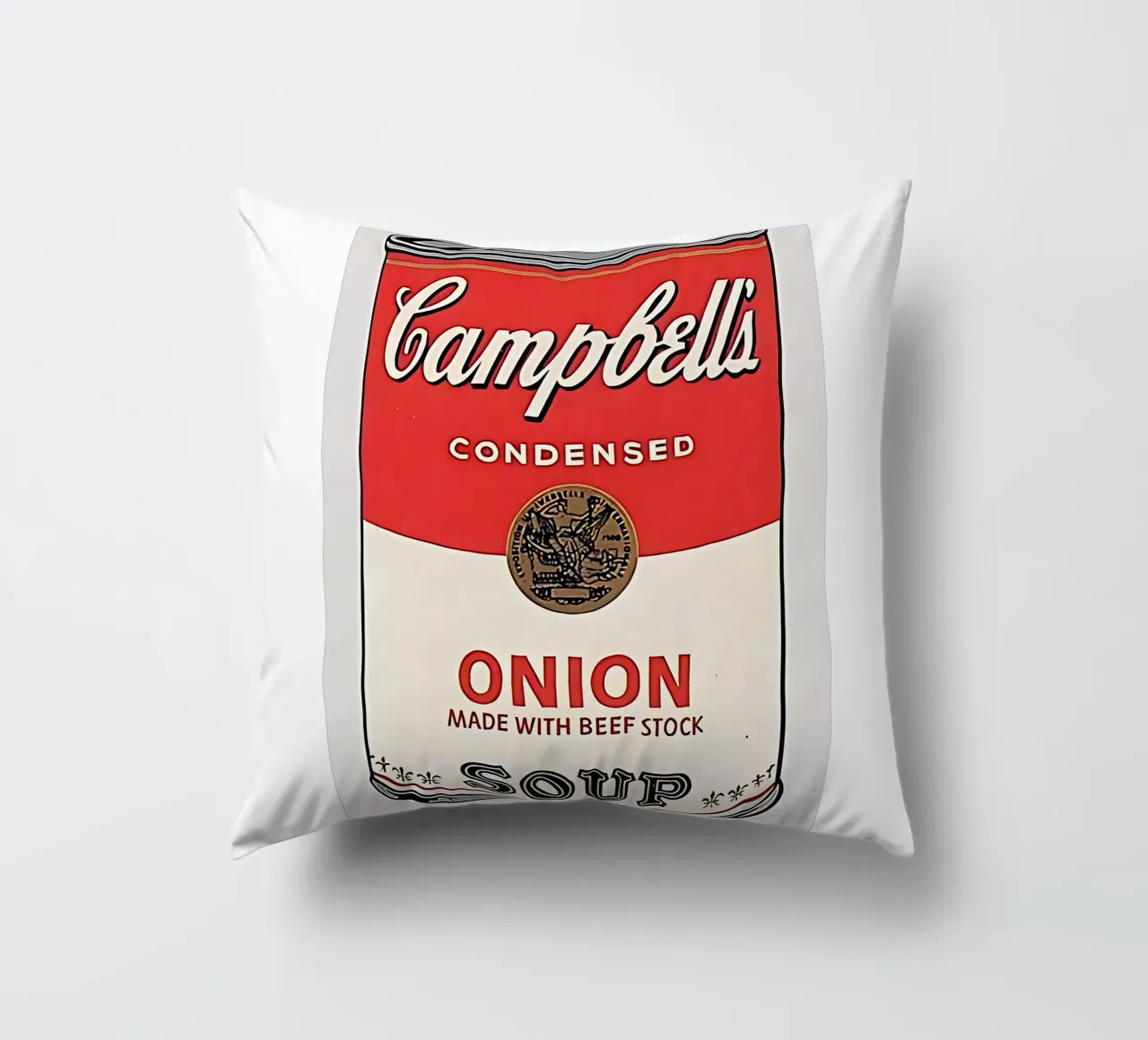 Andy Warhol - Lattina di zuppa Campbell's (cipolla) 1962 cuscino da tokovictory