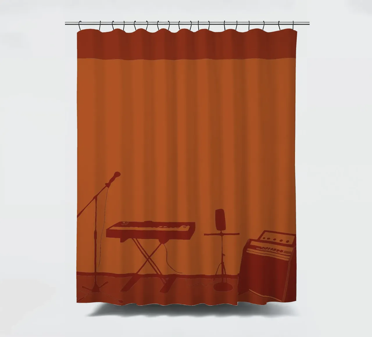 Music Studio shower curtain by MUSIC EDITION