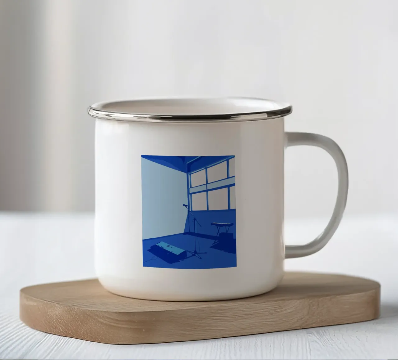Studio musicale tazza in smalto da MUSIC EDITION