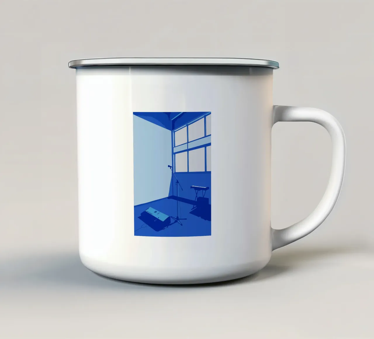Studio musicale tazza in smalto da MUSIC EDITION