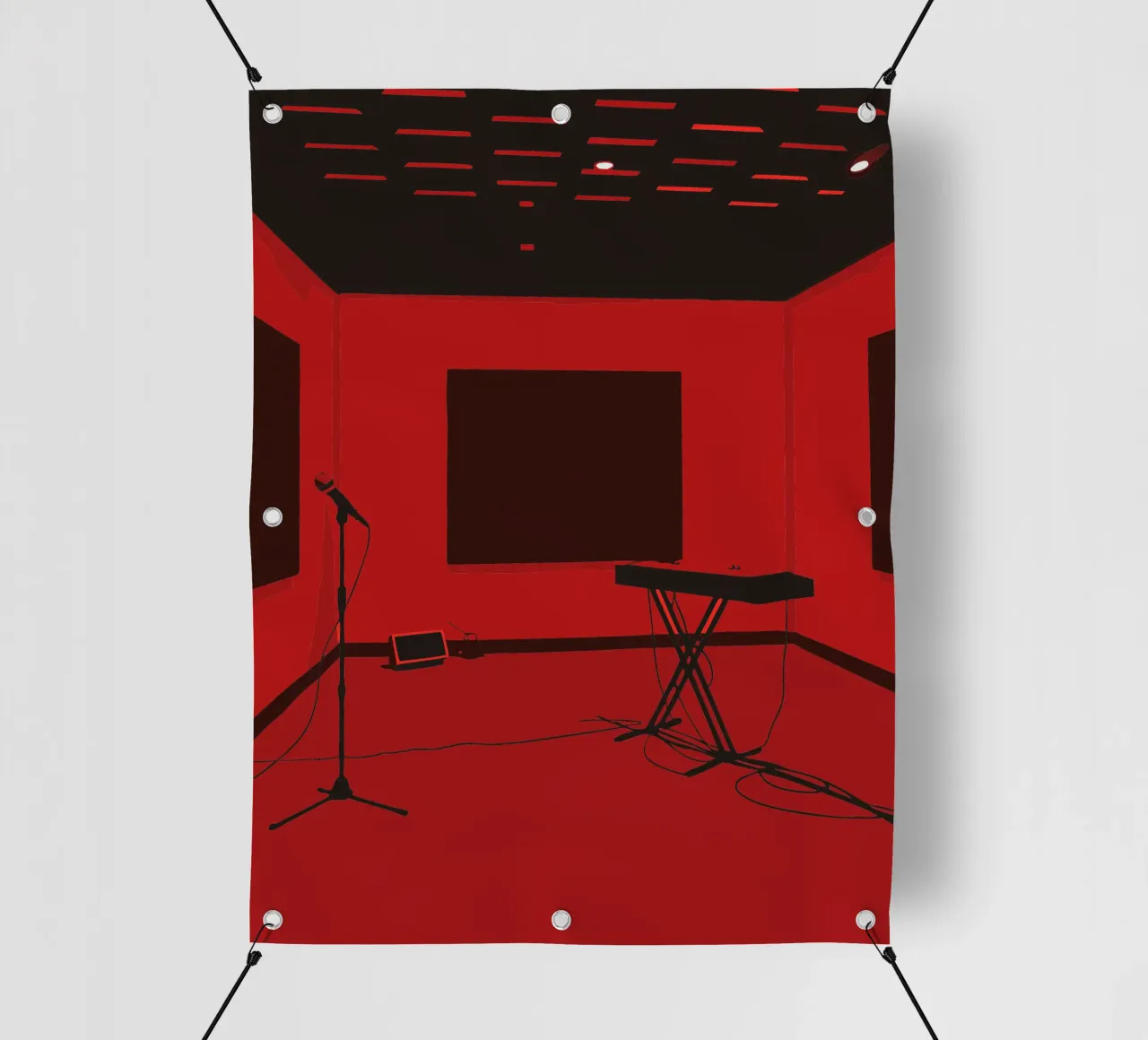 Studio musicale telo in pvc da MUSIC EDITION