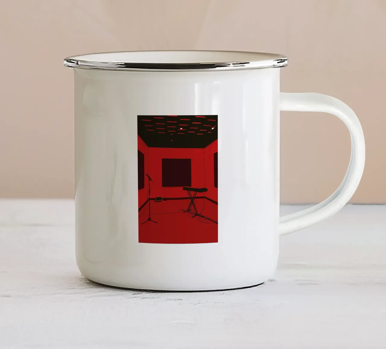 Studio musicale tazza in smalto da MUSIC EDITION