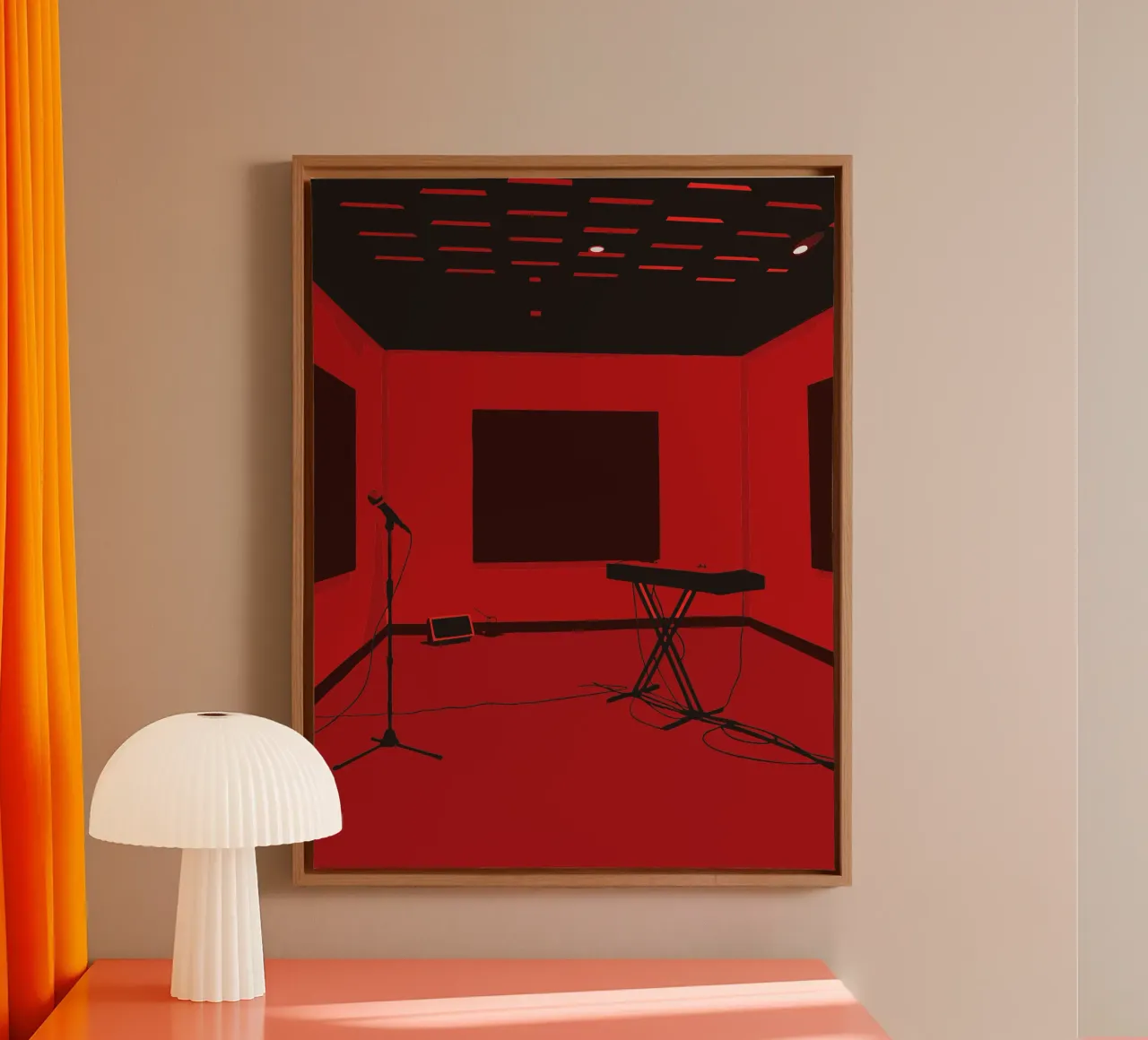 Studio musicale tela con Cornice a cassetta da MUSIC EDITION