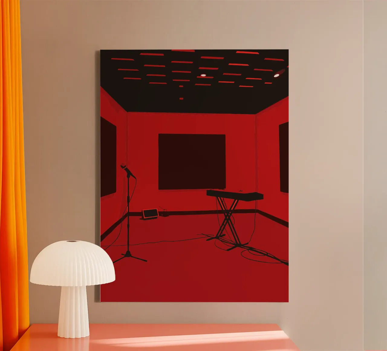 Studio musicale tela con Cornice a cassetta da MUSIC EDITION