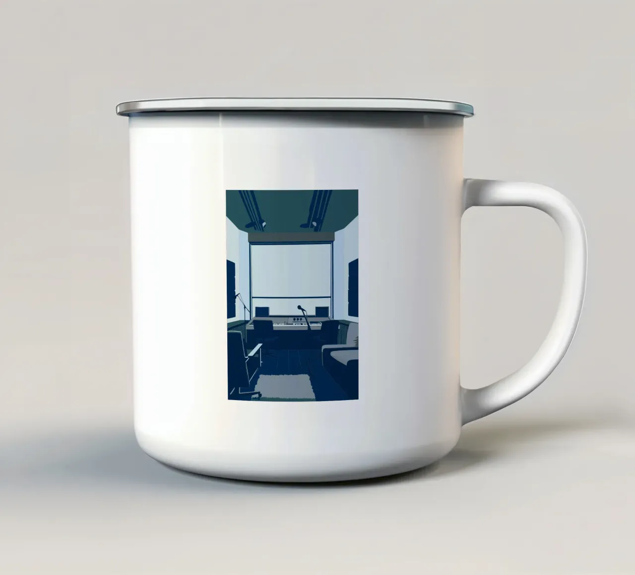 Studio musicale tazza in smalto da MUSIC EDITION