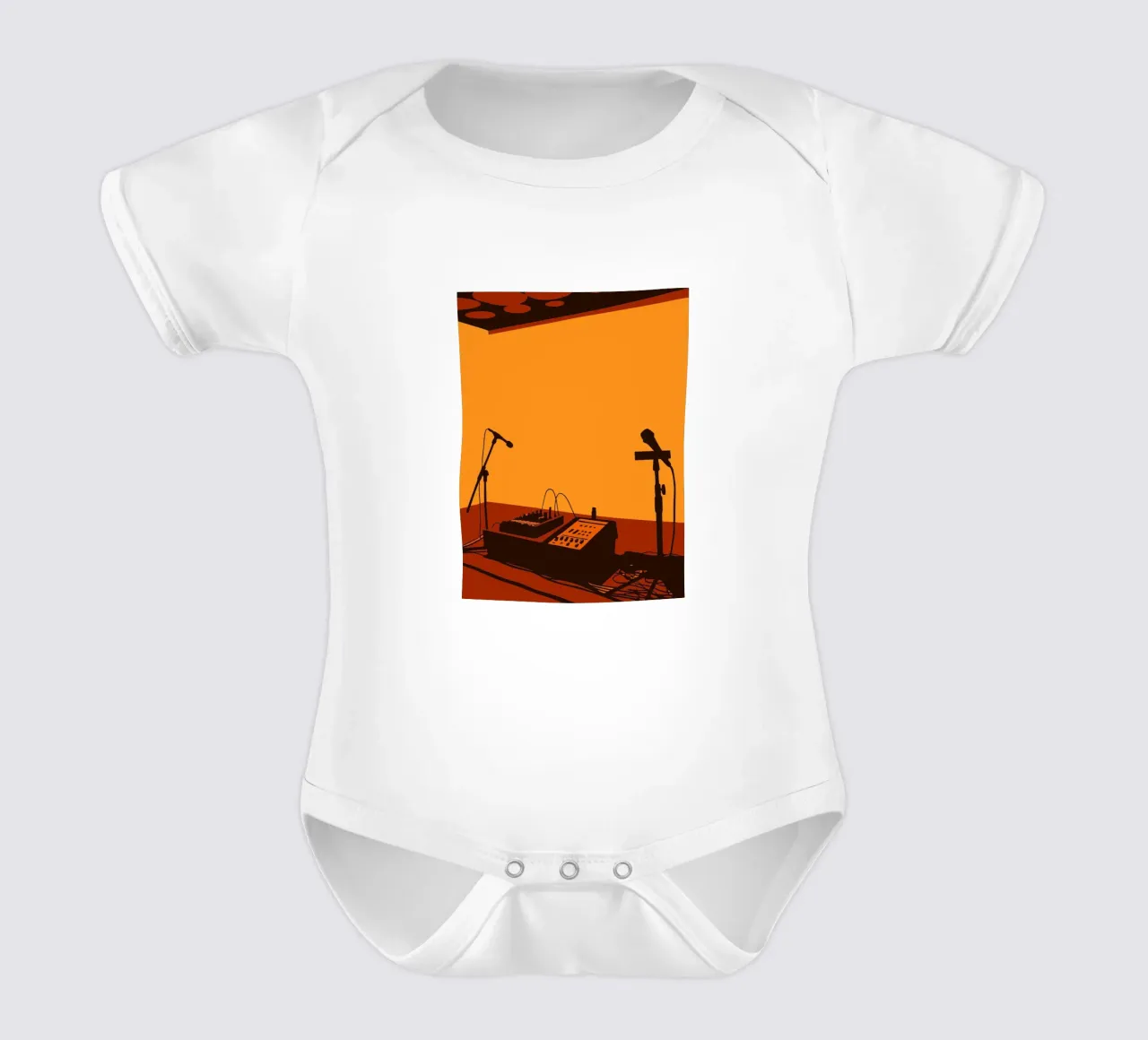 Studio musicale body neonato maniche corte da MUSIC EDITION
