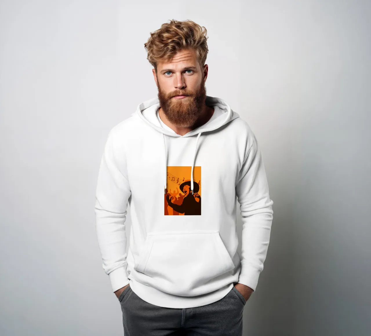 Studio musicale felpa con cappuccio da MUSIC EDITION