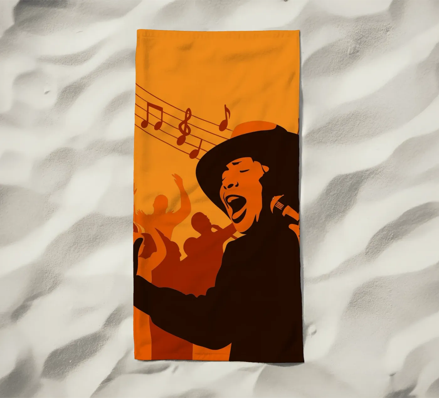 Studio musicale telo mare da MUSIC EDITION