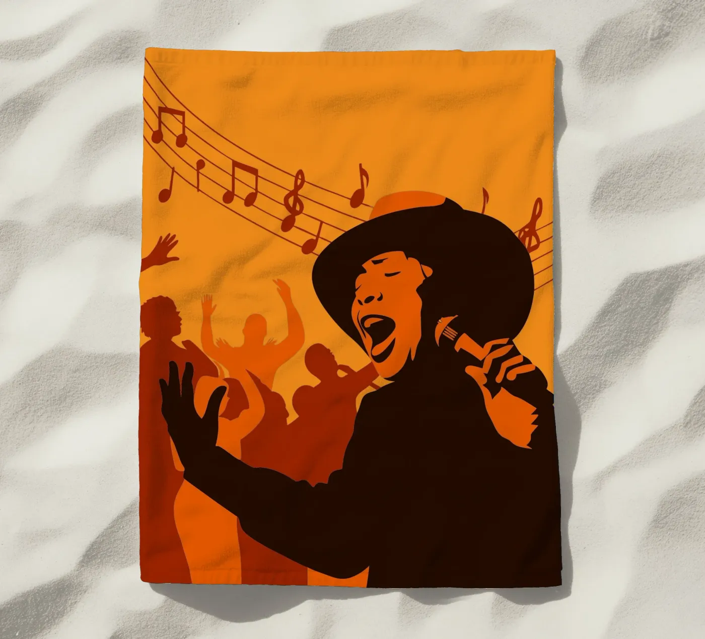 Studio musicale telo mare da MUSIC EDITION