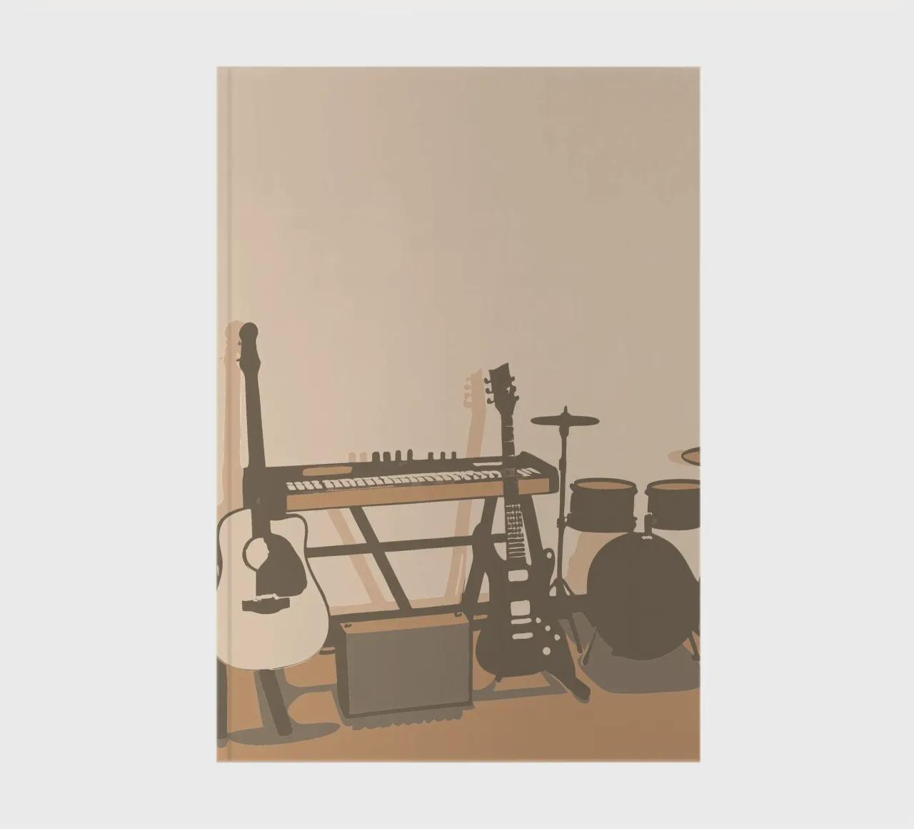 Music Studio notebook by MUSIC EDITION