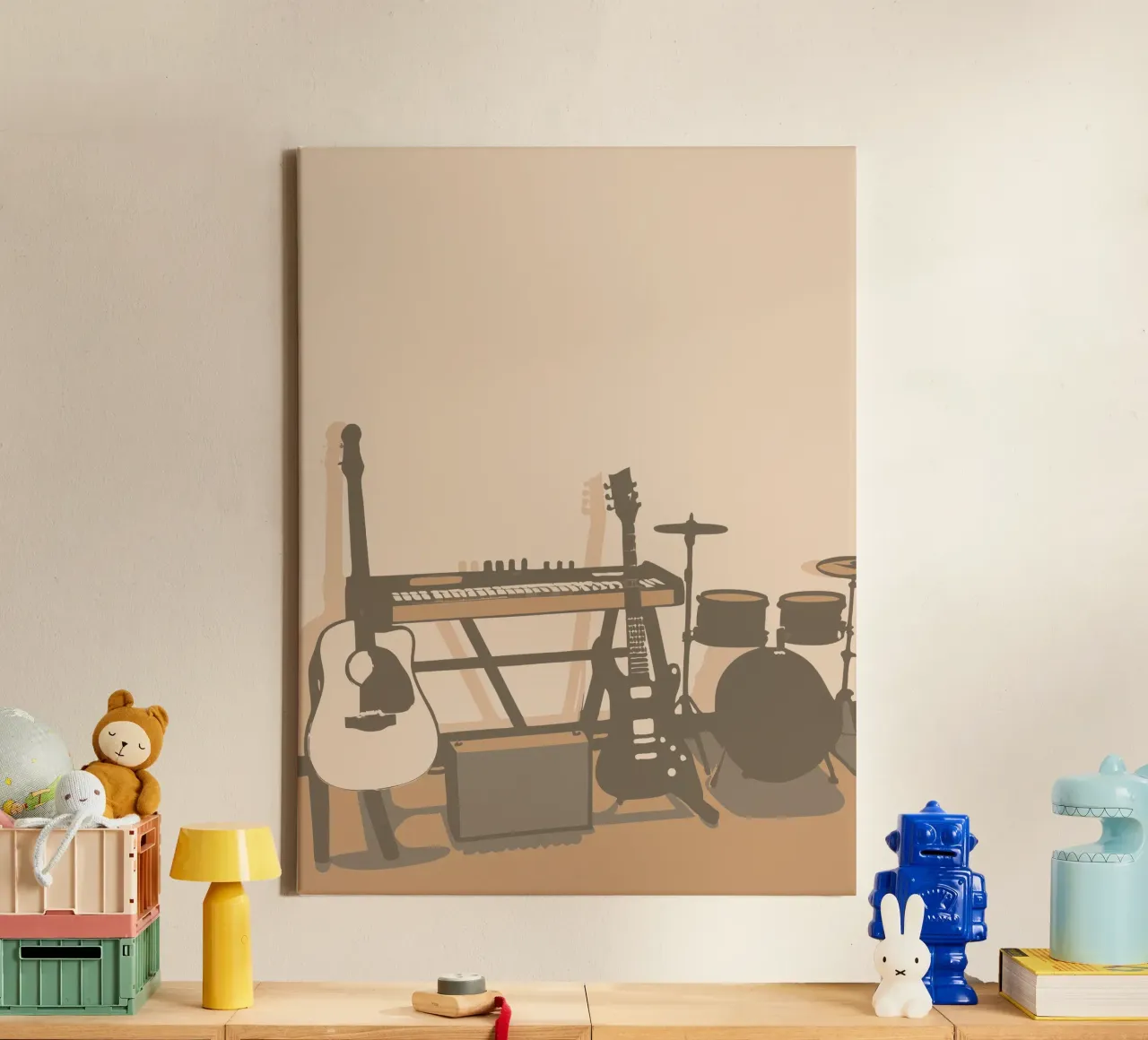 Studio musicale tela con Cornice a cassetta da MUSIC EDITION