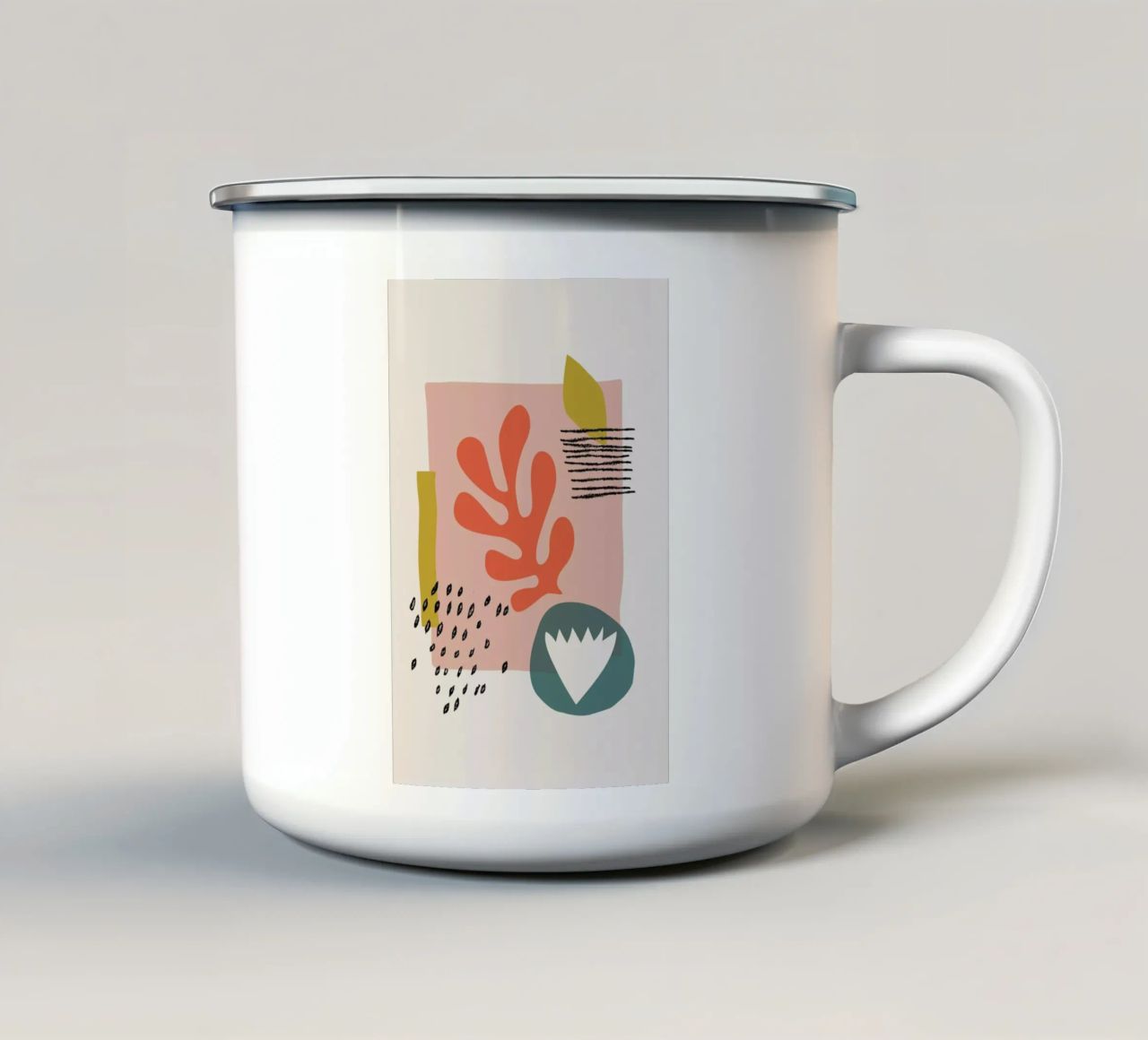 Spring II tazza in smalto da Pure