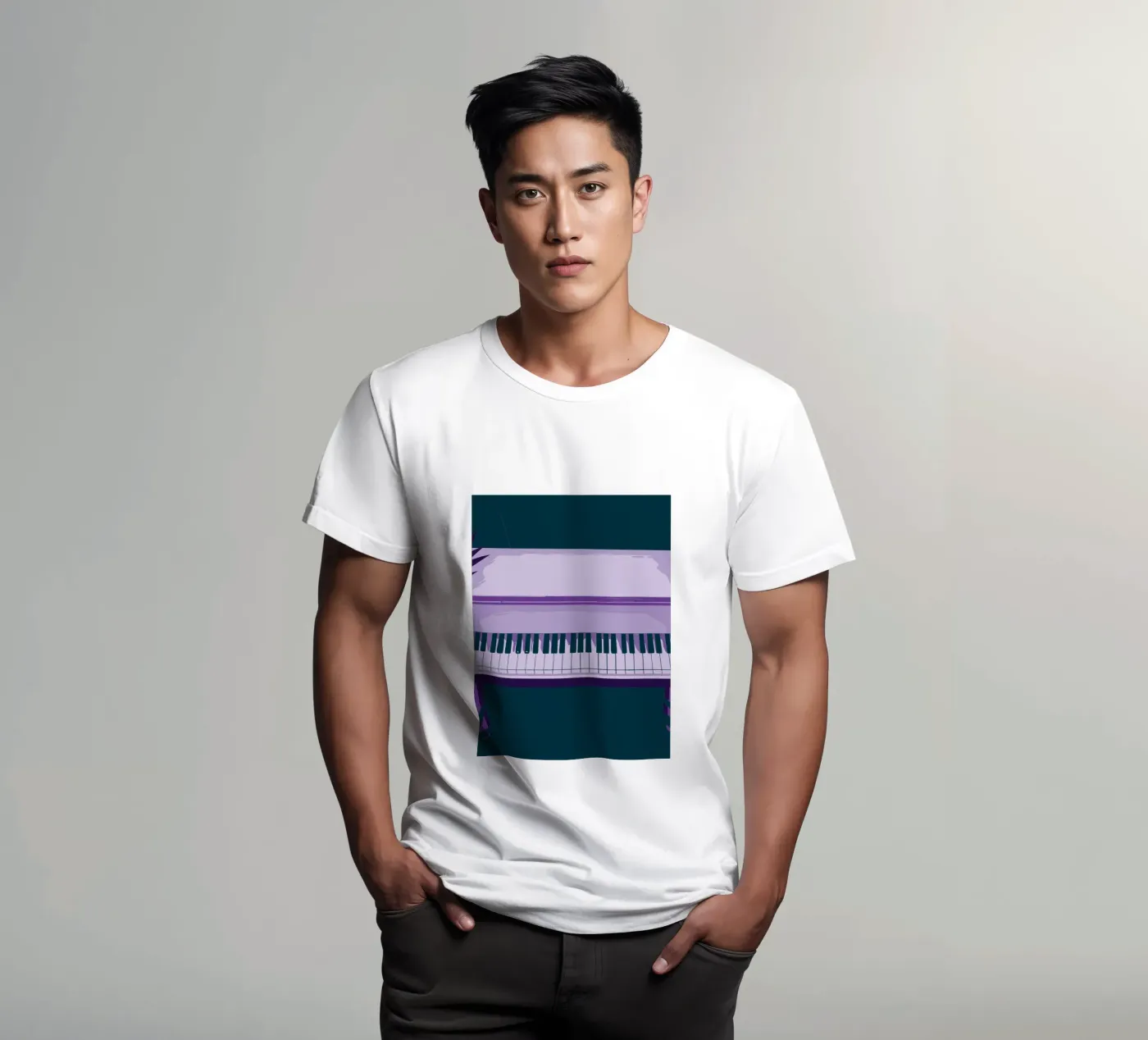 Piano t-shirt da MUSIC EDITION